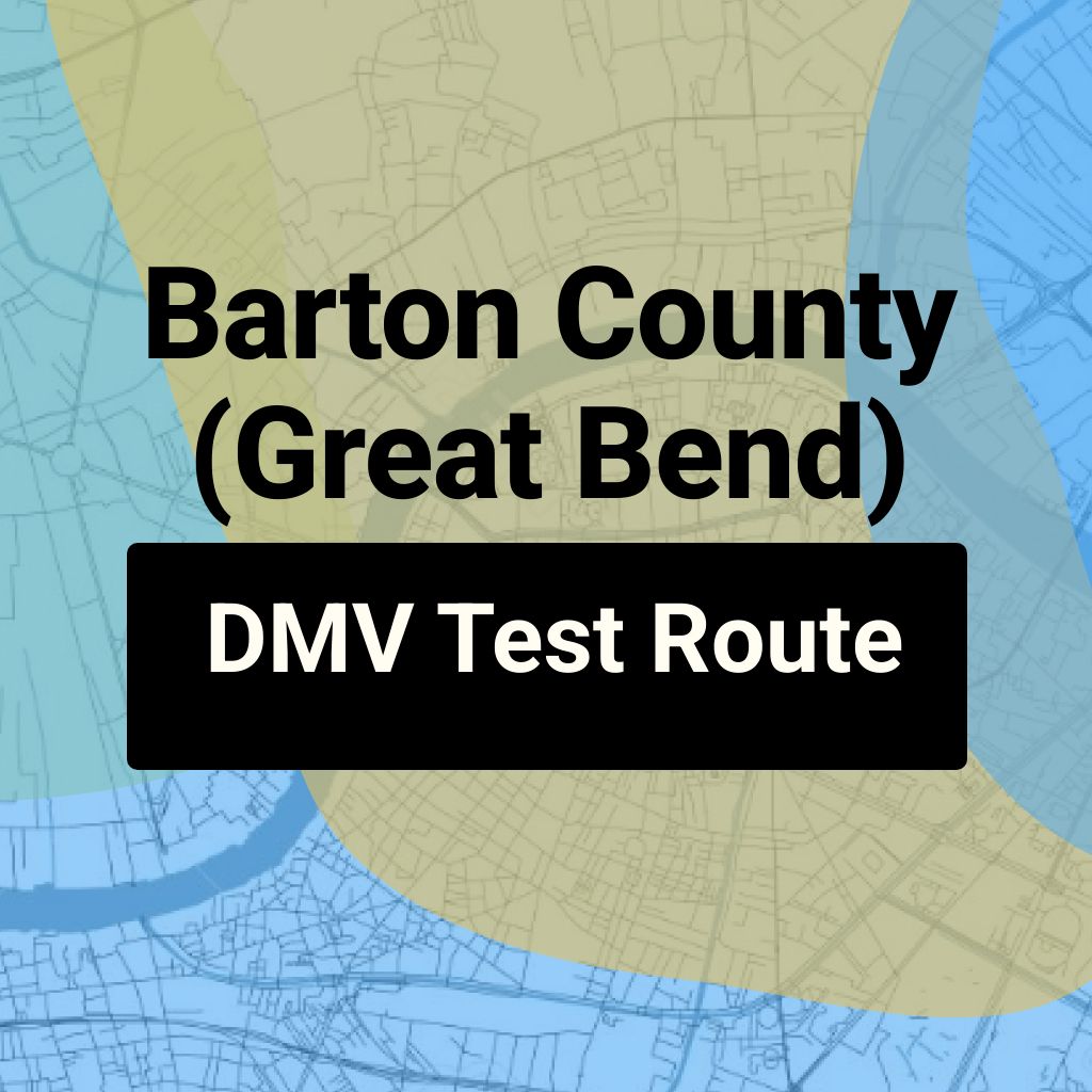 Barton County (Great Bend), Kansas DMV Driving Test Routes
