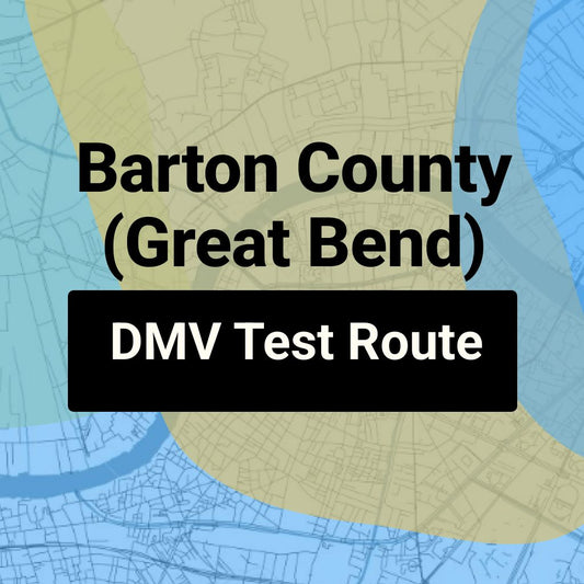 Barton County (Great Bend), Kansas DMV Driving Test Routes