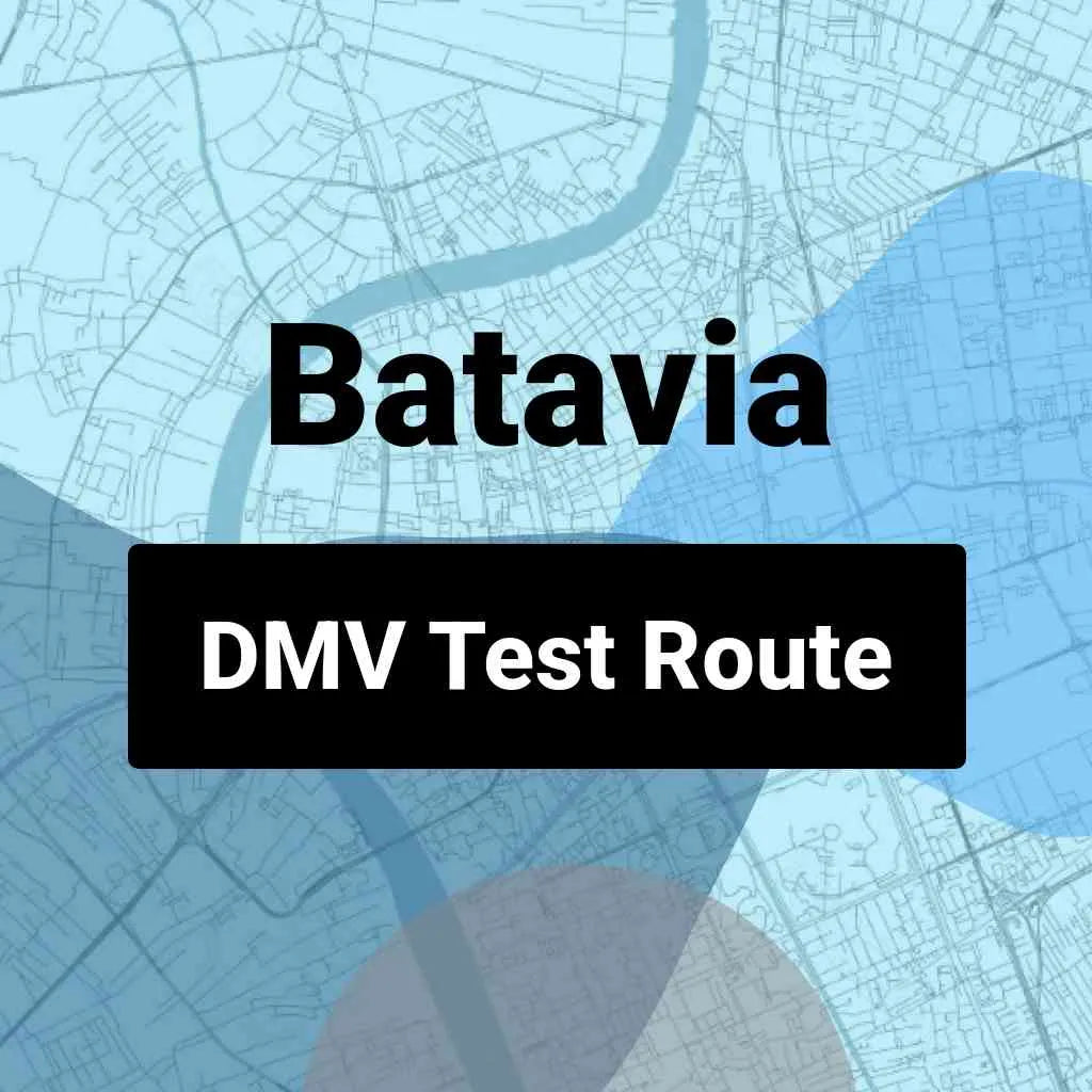 Batavia, New York DMV Driving Test Routes