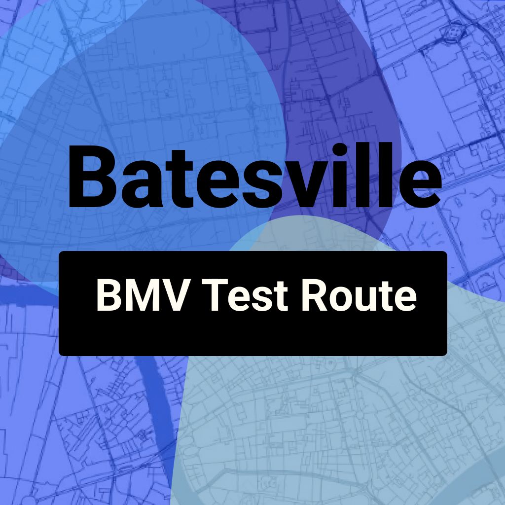 Batesville, Indiana BMV Driving Test Routes