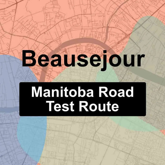 Beausejour, Manitoba MPI Driving Test Routes