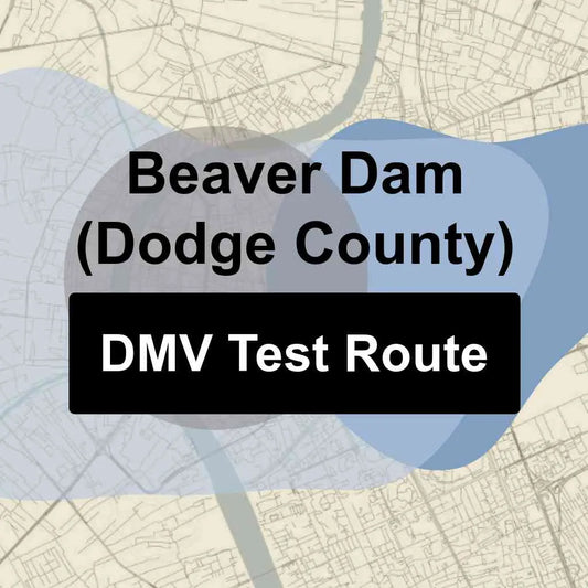 Beaver Dam (Dodge County), Wisconsin DMV Driving Test Routes