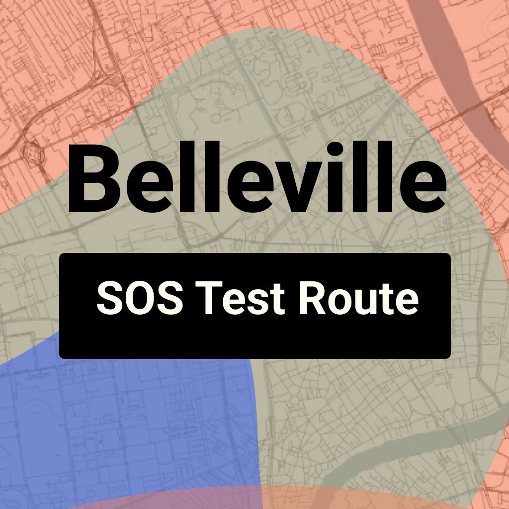 Belleville, Illinois SOS Driving Test Routes