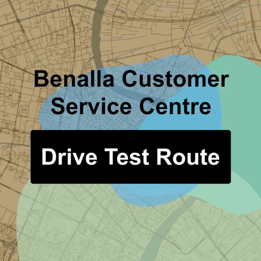 Benalla Customer Service Centre, Victoria VicRoads Driving Test Routes