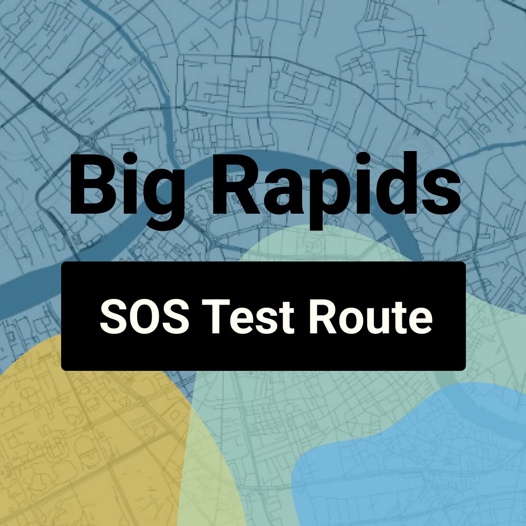 Big Rapids SOS, Michigan DMV Road Test Routes
