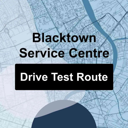 Blacktown Service Centre, New South Wales (NSW) Driving Test Routes