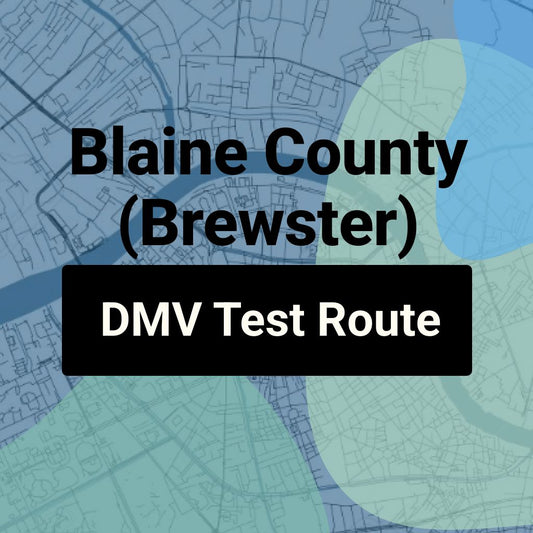 Blaine County (Brewster), Nebraska DMV Driving Test Routes