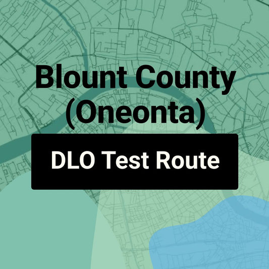 Blount County (Oneonta) Alabama DLO Driving Test Routes