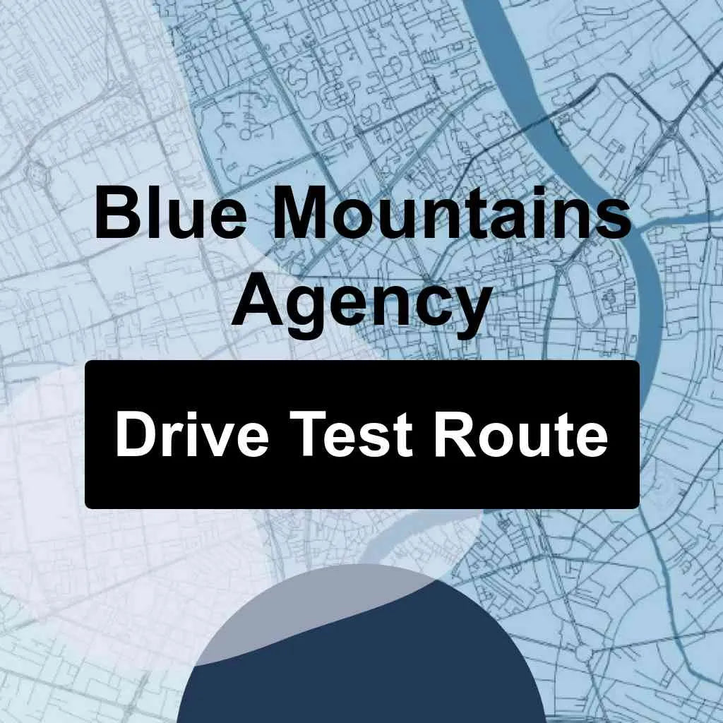 Blue Mountains Agency, New South Wales (NSW) Driving Test Routes