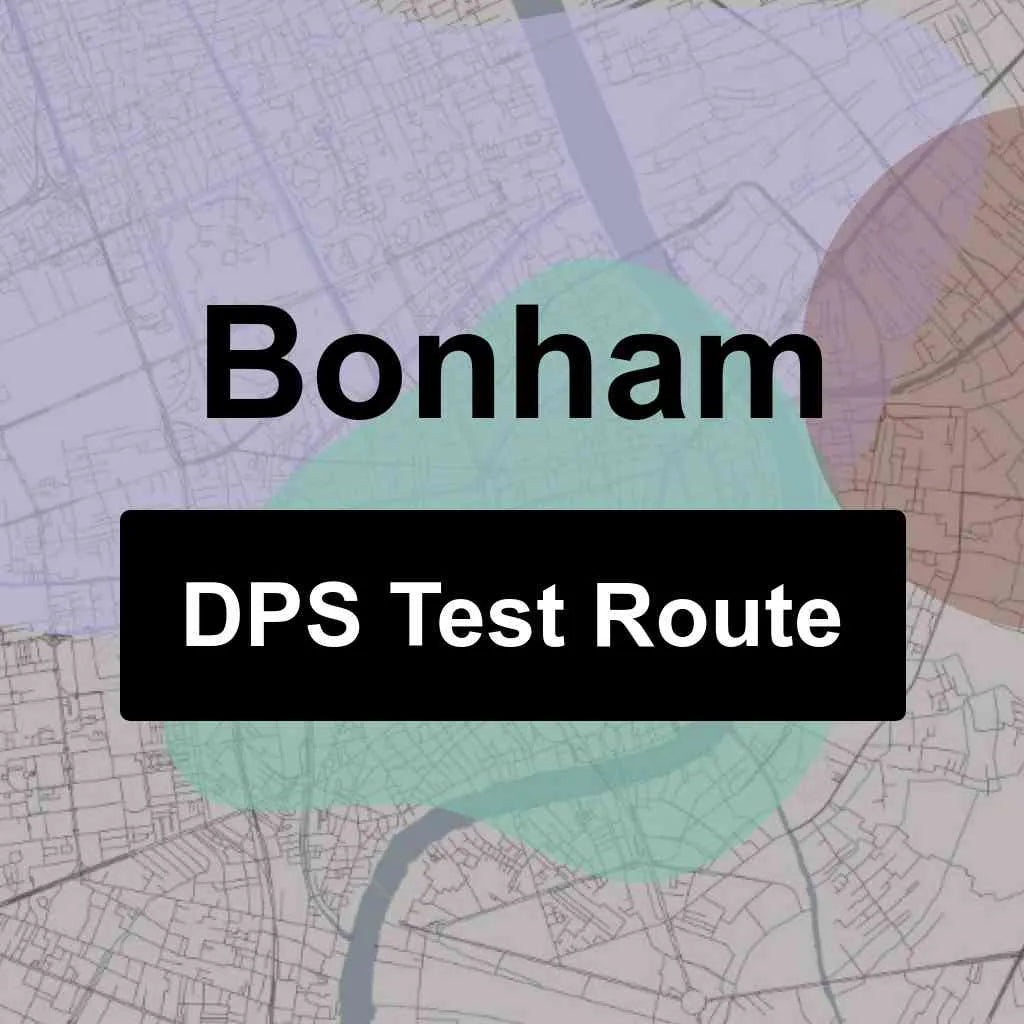 Bonham, Texas DPS Driving Test Routes