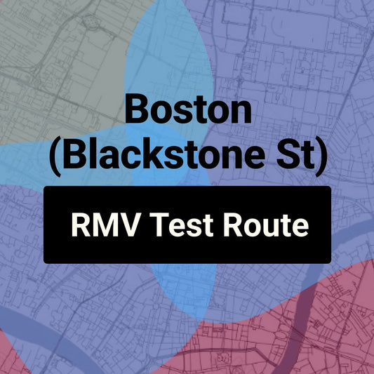 Boston (Blackstone St), Massachusetts RMV Driving Test Routes