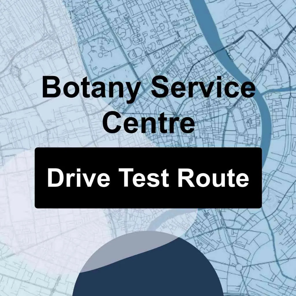 Botany Service Centre, New South Wales (NSW) Driving Test Routes