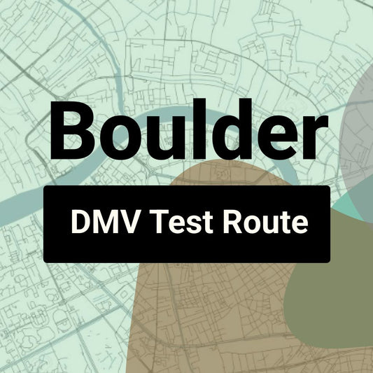 Boulder, Colorado DMV Driving Test Routes