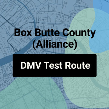 Box Butte County (Alliance), Nebraska DMV Driving Test Routes