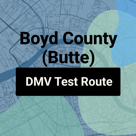 Boyd County (Butte), Nebraska DMV Driving Test Routes