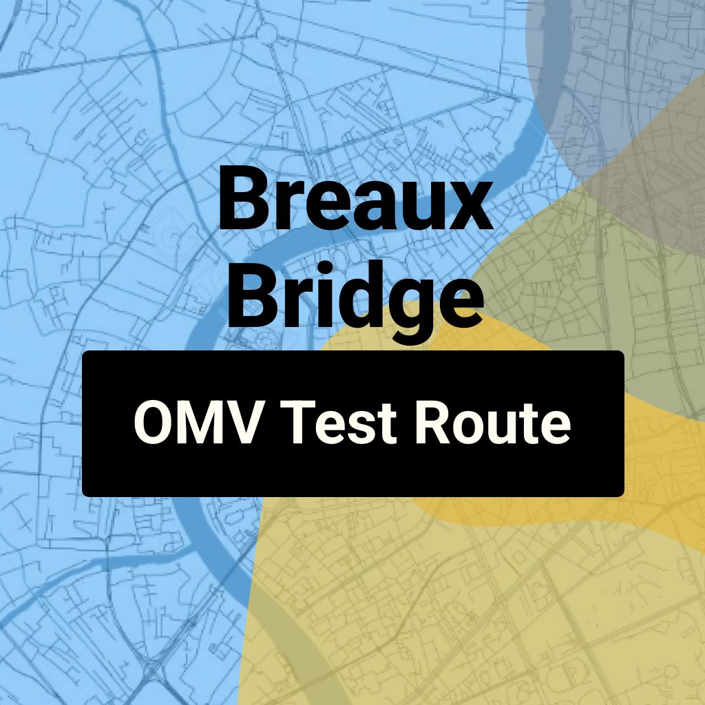 Breaux Bridge, Louisiana OMV Driving Test Routes