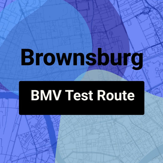Brownsburg, Indiana BMV Driving Test Routes