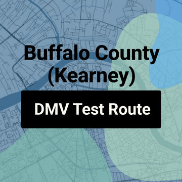 Buffalo County (Kearney), Nebraska DMV Driving Test Routes