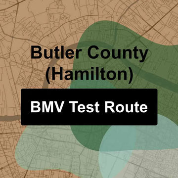 Butler County (Hamilton), Ohio BMV Driving Test Routes