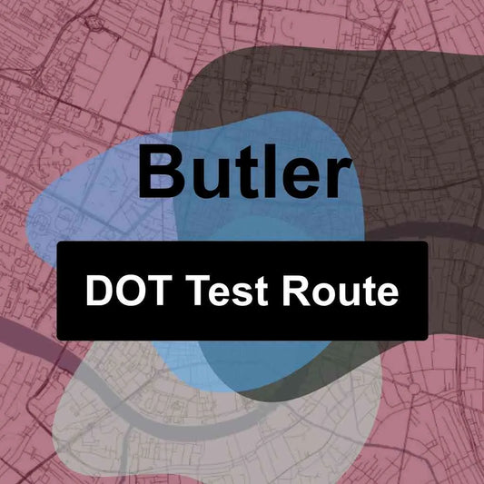 Butler, Pennsylvania DOT Driving Test Routes