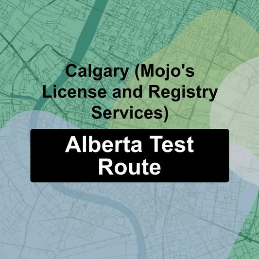 Calgary (Mojo's License & Registry Services), Alberta AMA Driving Test Routes