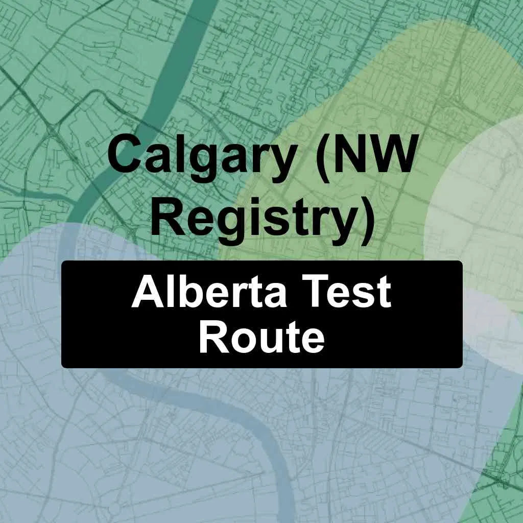 Calgary (NW Registry), Alberta AMA Driving Test Routes