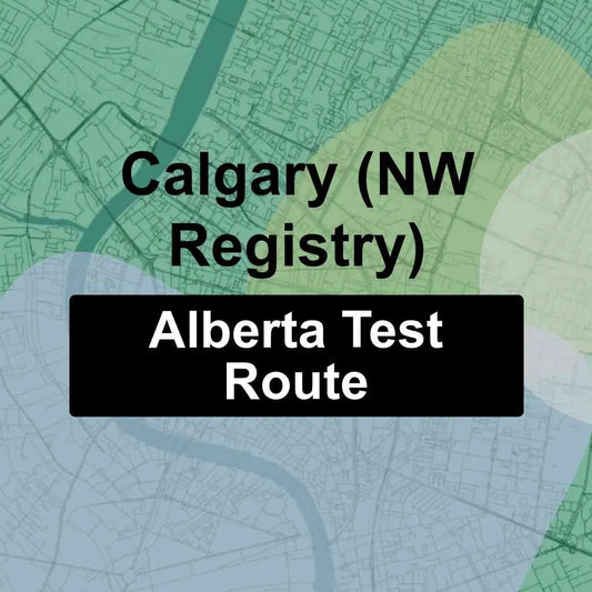 Calgary (NW Registry), Alberta AMA Driving Test Routes