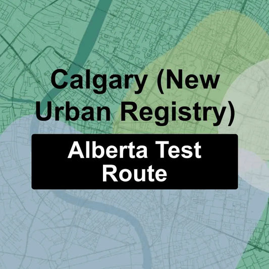 Calgary (New Urban Registry), Alberta AMA Driving Test Routes