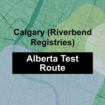 Calgary (Riverbend Registries), Alberta AMA Driving Test Routes