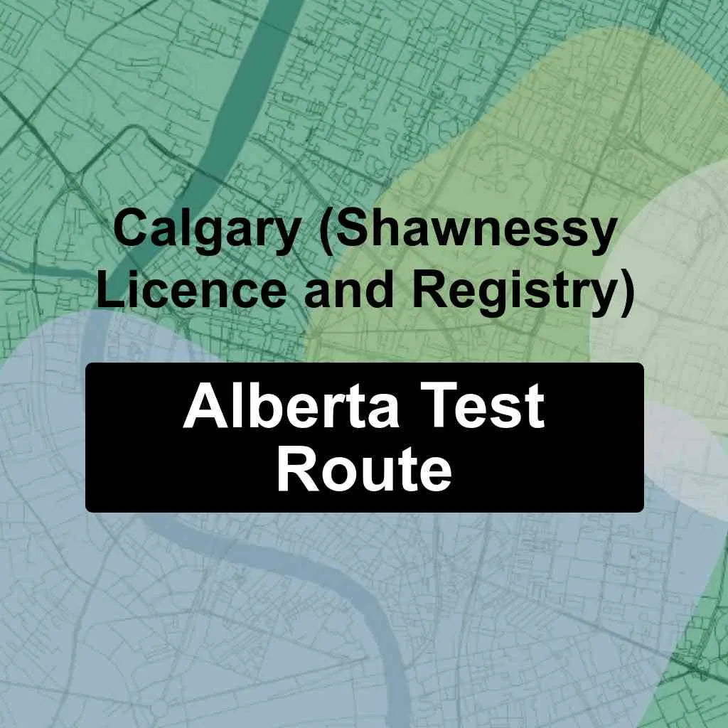 Calgary (Shawnessy Licence & Registry), Alberta AMA Driving Test Routes