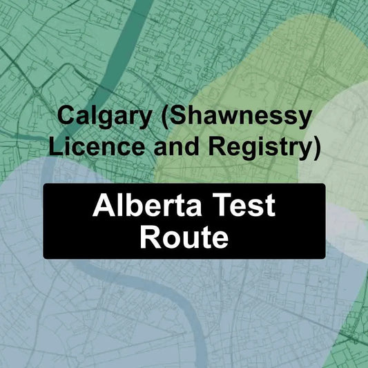Calgary (Shawnessy Licence & Registry), Alberta AMA Driving Test Routes