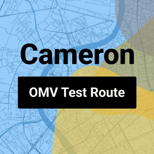 Cameron, Louisiana OMV Driving Test Routes