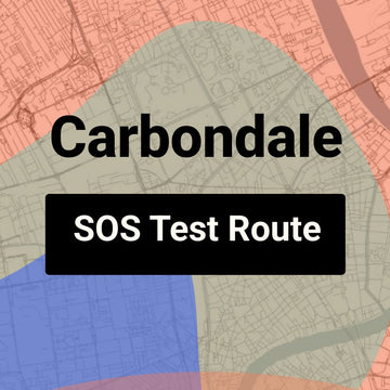 Carbondale, Illinois SOS Driving Test Routes