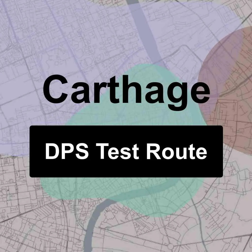 Carthage, Texas DPS Driving Test Routes
