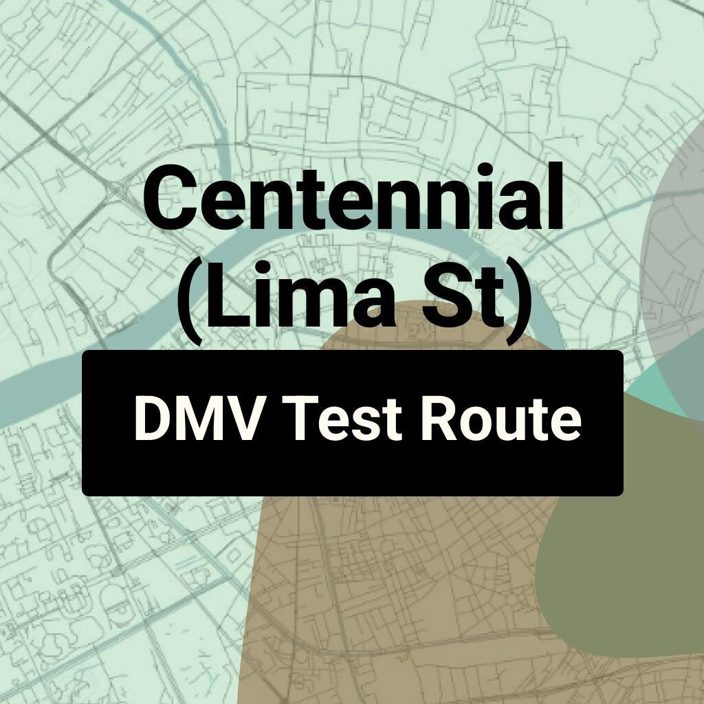 Centennial (Lima St), Colorado DMV Driving Test Routes