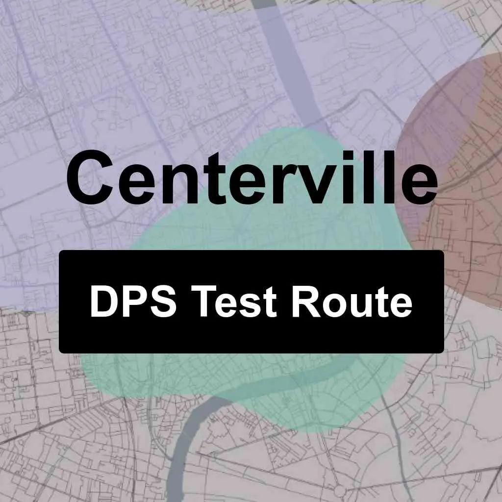 Centerville, Texas DPS Driving Test Routes