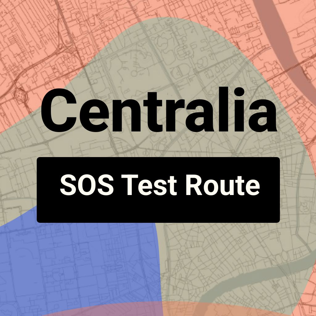 Centralia, Illinois SOS Driving Test Routes