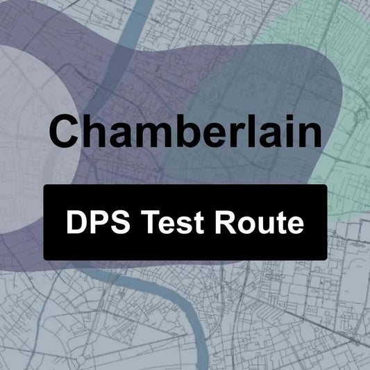Chamberlain, South Dakota DPS Driving Test Routes