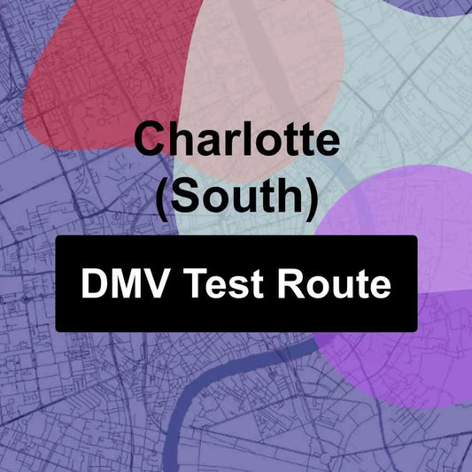 Charlotte (South), North Carolina DMV Driving Test Routes