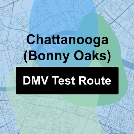 Chattanooga (Bonny Oaks), Tennessee DMV Driving Test Routes
