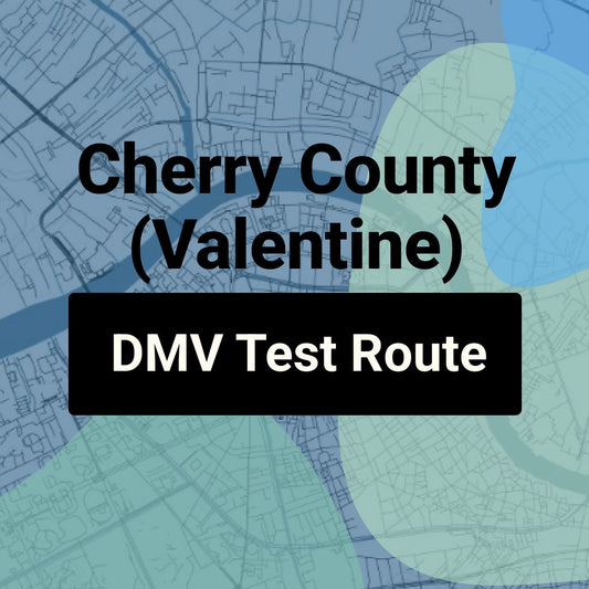 Cherry County (Valentine), Nebraska DMV Driving Test Routes
