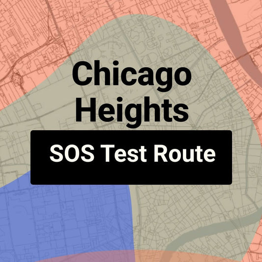 Chicago Heights, Illinois SOS Driving Test Routes