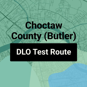 Choctaw County (Butler) Alabama DLO Driving Test Routes