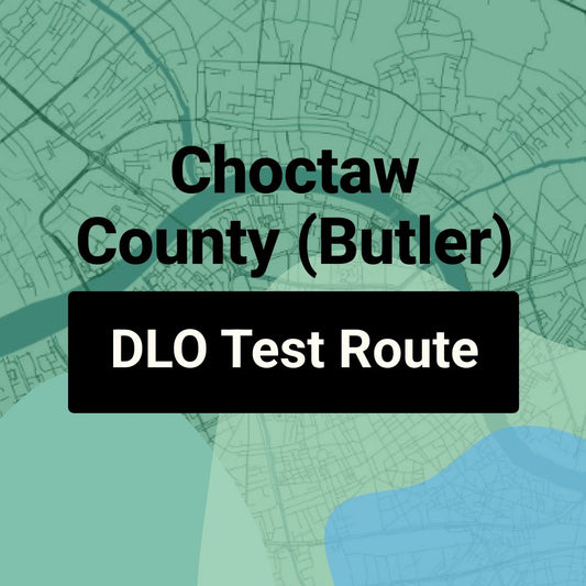 Choctaw County (Butler) Alabama DLO Driving Test Routes