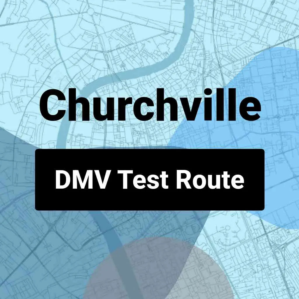 Churchville, New York DMV Driving Test Routes