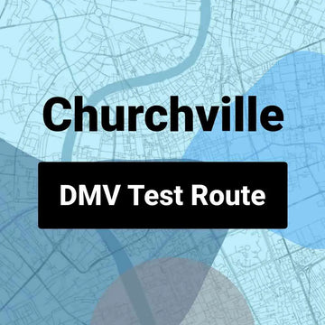 Churchville, New York DMV Driving Test Routes