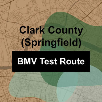 Clark County (Springfield), Ohio BMV Driving Test Routes