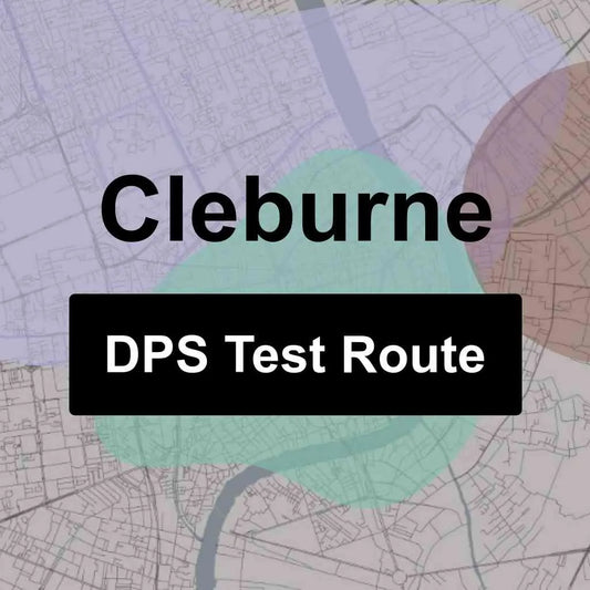 Cleburne, Texas DPS Driving Test Routes