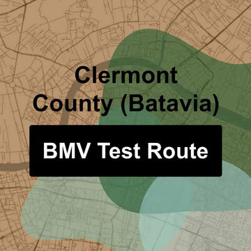 Clermont County (Batavia), Ohio BMV Driving Test Routes