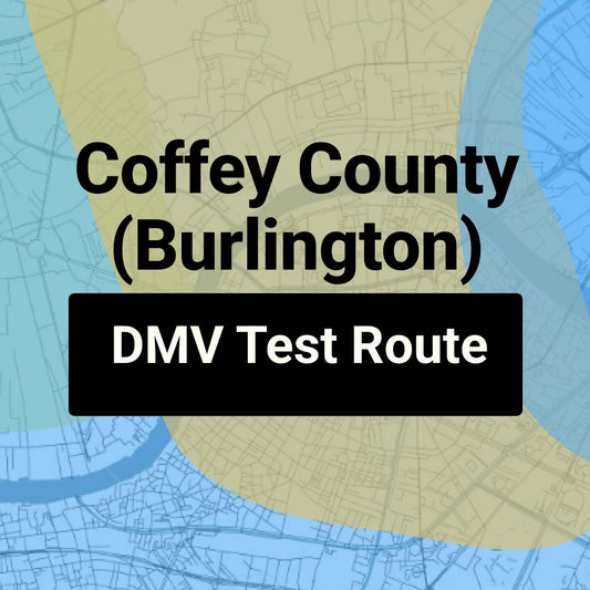 Coffey County (Burlington), Kansas DMV Driving Test Routes